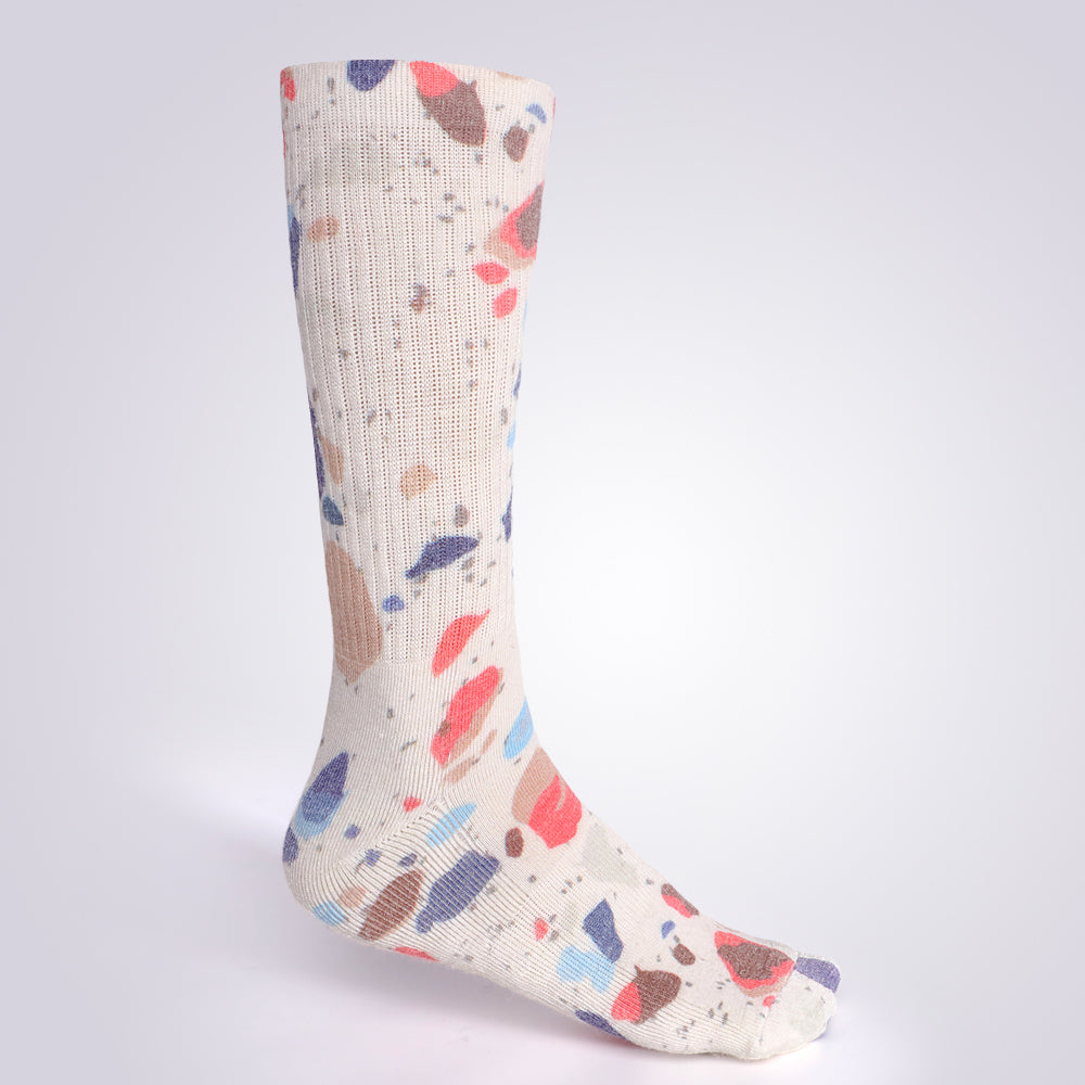 Lot de 4 paires de chaussettes mi-mollet à pois léopard Touch Wear Everyday pour femme