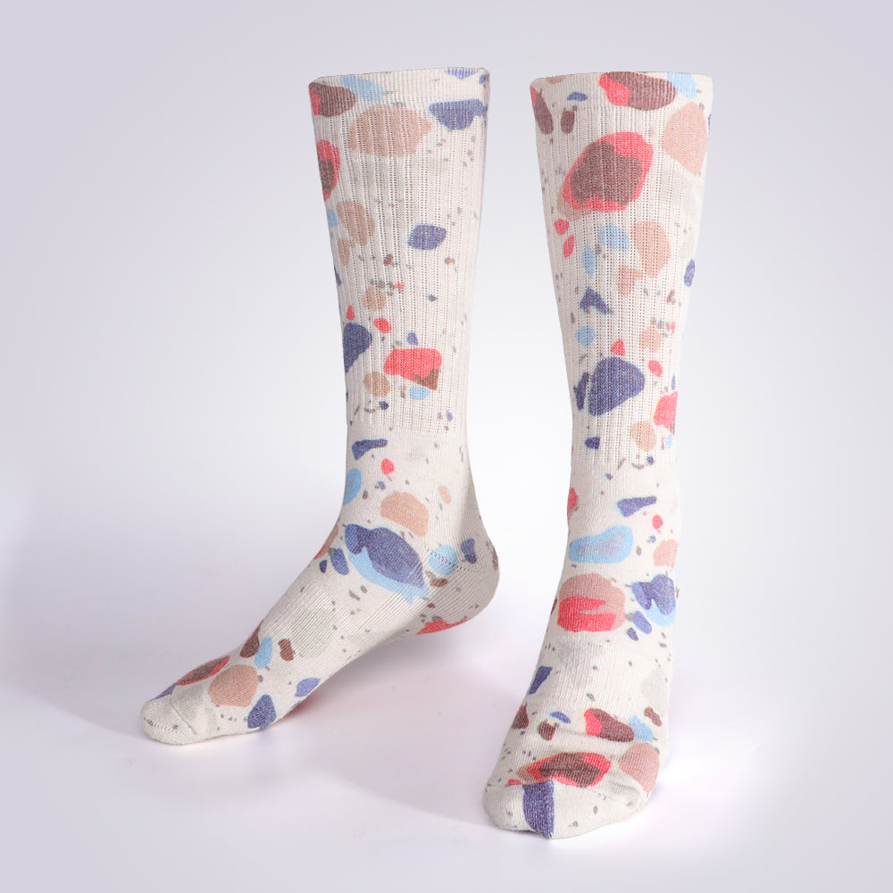 Lot de 4 paires de chaussettes mi-mollet à pois léopard Touch Wear Everyday pour femme