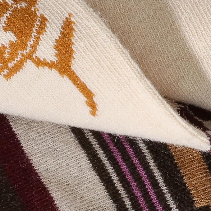 Lot de 4 paires de chaussettes mi-mollet beige rustique pour femme Touch Wear Everyday