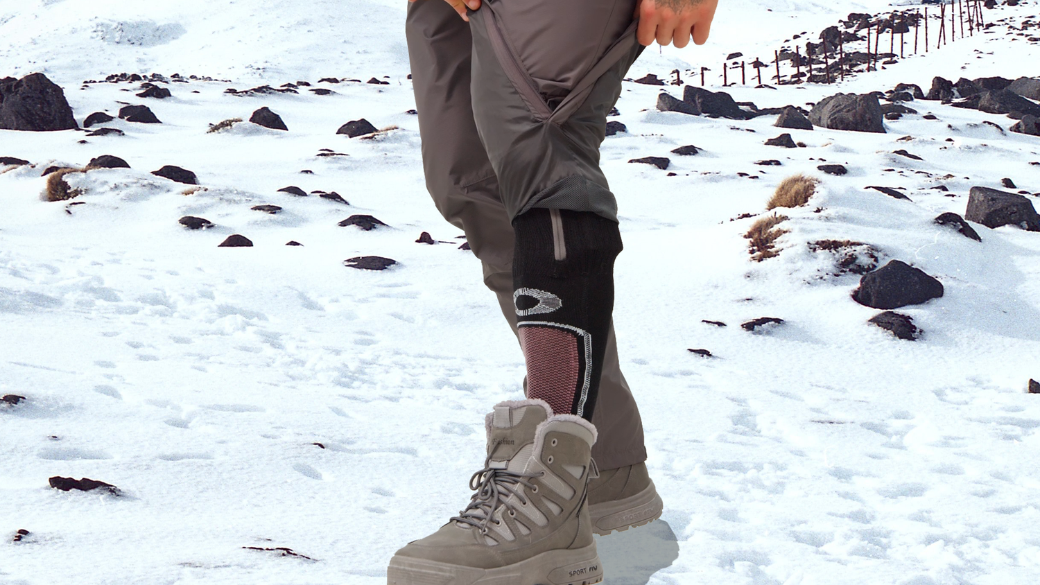 Merinohouse Battery Socks product side image