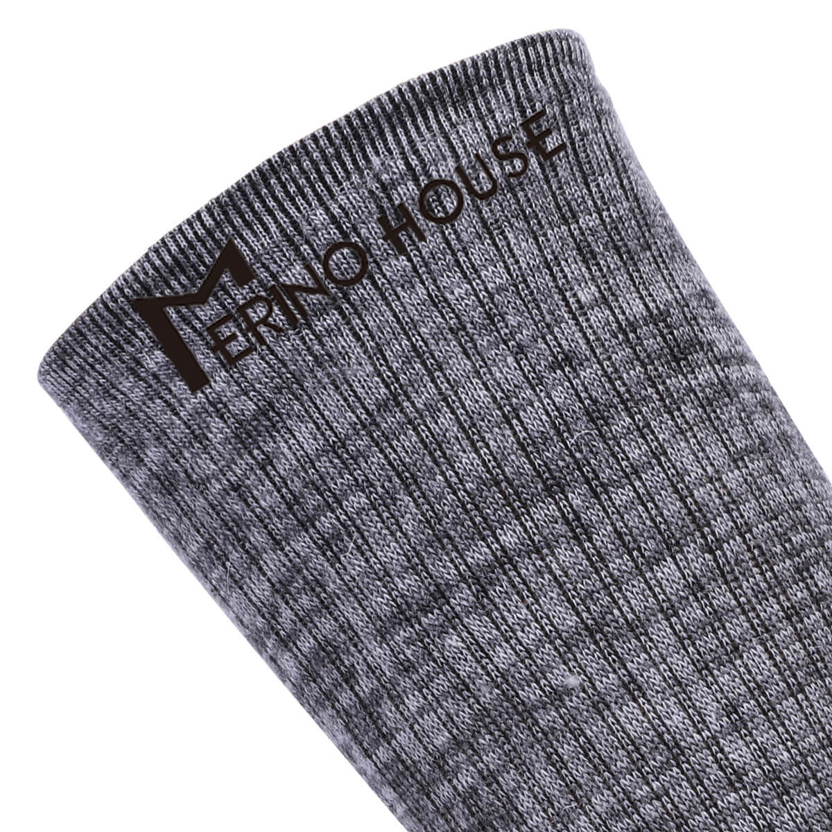 Lot de 80 paires de chaussettes en laine mérinos gris clair pour homme de Merinohouse