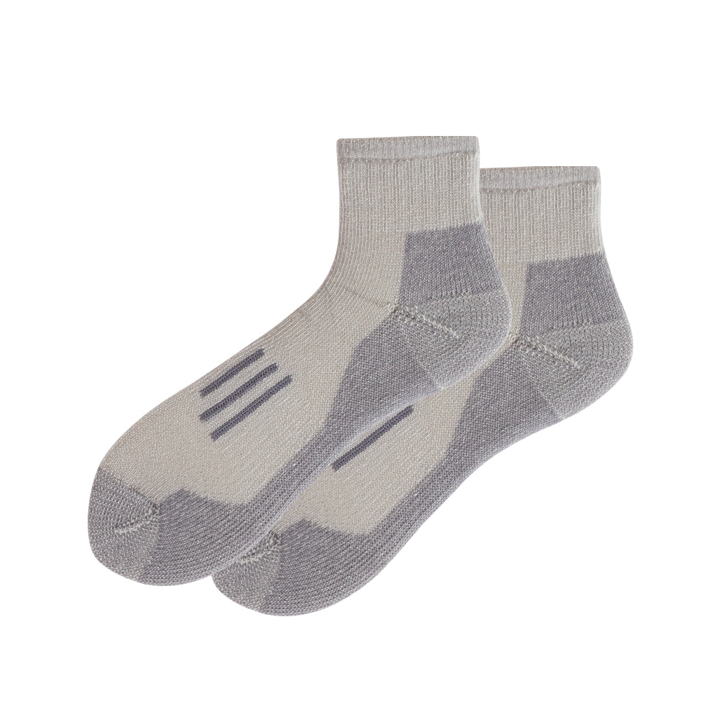 Mens Everyday Striped Grey Ankle Socks 1973-4