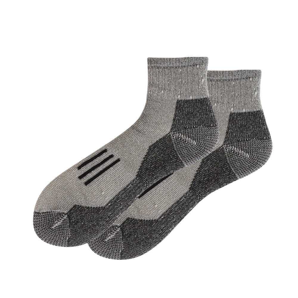 Mens Everyday Striped Navy Ankle Socks