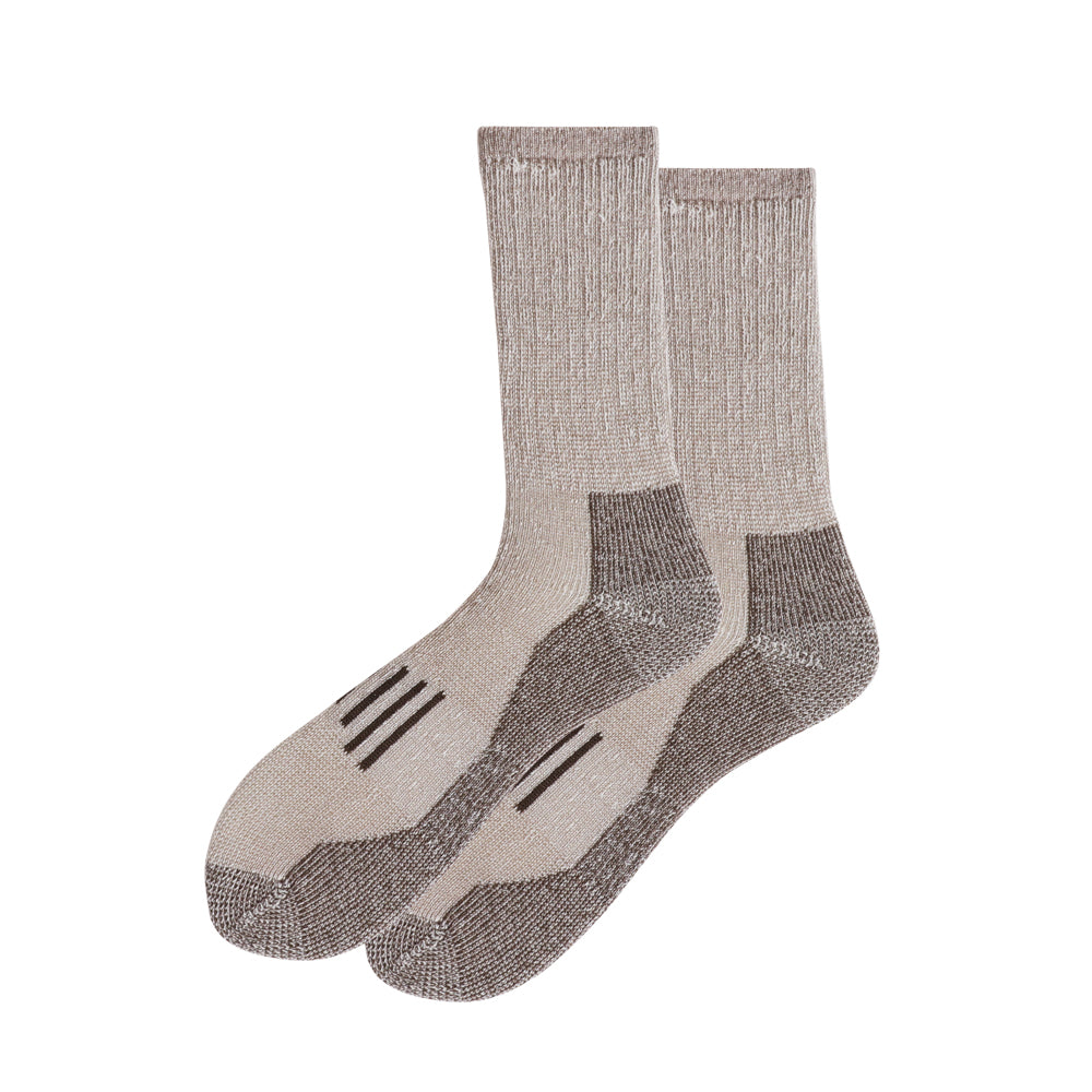 Mens Everyday Stripes coffee Crew Socks