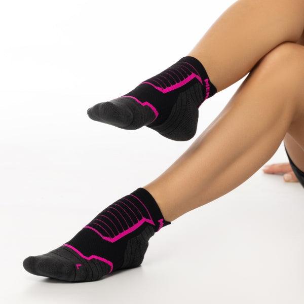 2-Packs Women's Performance Hiking Compression Ankle Socks BP - merinohouse
