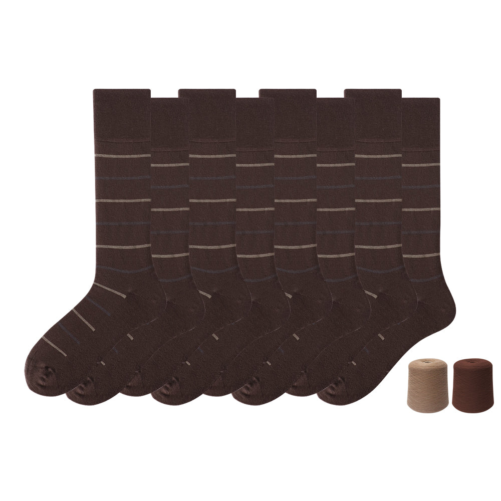 Lot de 4 paires de chaussettes mi-mollet doublées Be Gentle Dressing pour homme