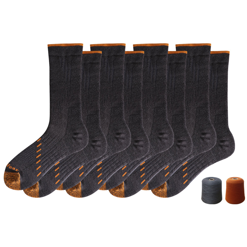 Lot de 4 paires de chaussettes de randonnée Silver Fog pour homme