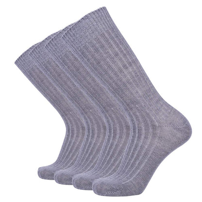 4-Pack Unisex Wool Outdoor Hiking Trail Crew Sock - merinohouse