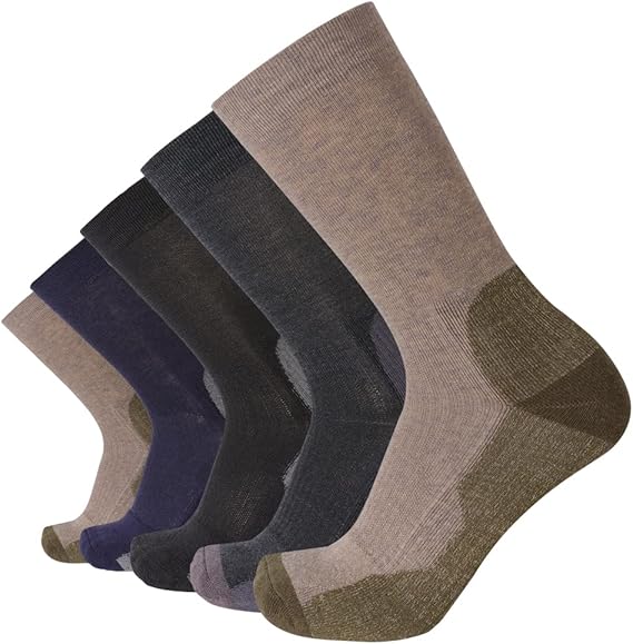 Lot de 4 paires de chaussettes de randonnée noires Ocean Crew pour homme