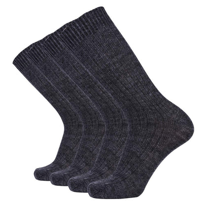 4-Pack Unisex Wool Outdoor Hiking Trail Crew Sock - merinohouse