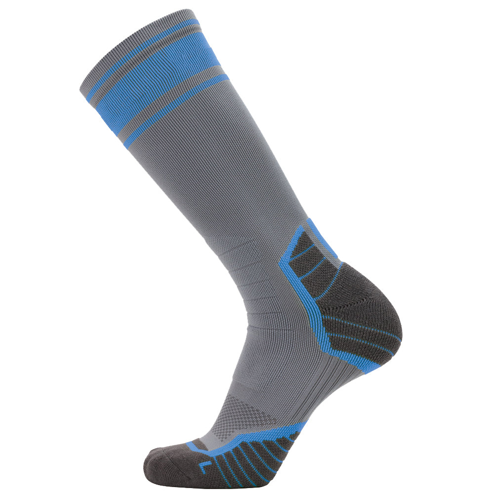 Lot de 2 paires de chaussettes de cyclisme grises pour homme