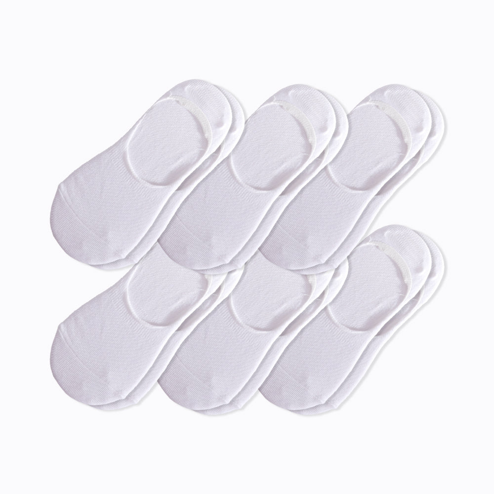 Lot de 6 paires de chaussettes invisibles décontractées pour femme Touch Wear Everyday