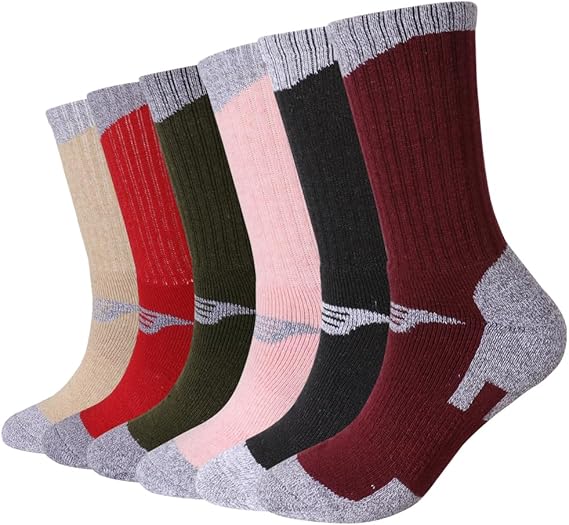 Lot de 4 paires de chaussettes de randonnée Long Way Obsidian pour femme