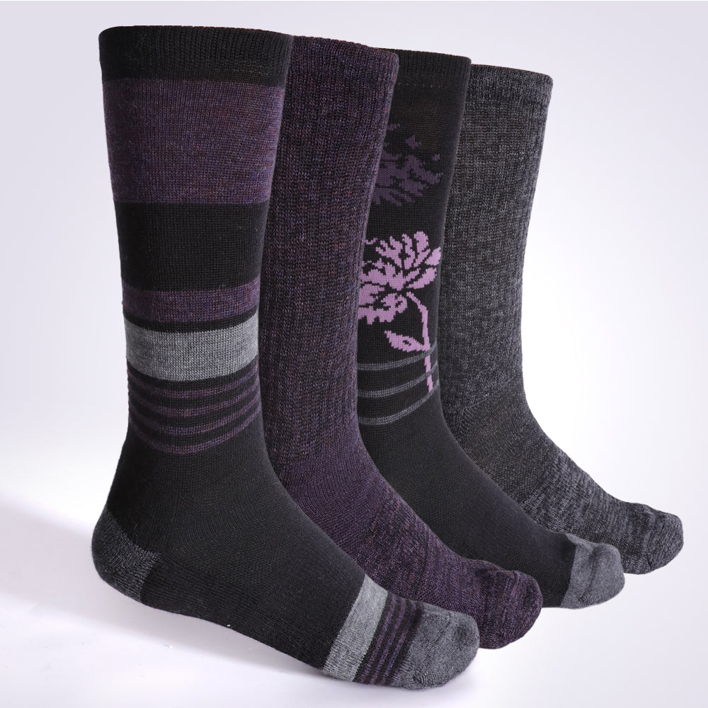 Lot de 4 paires de chaussettes de jardinage Touch Wear Everyday pour femme