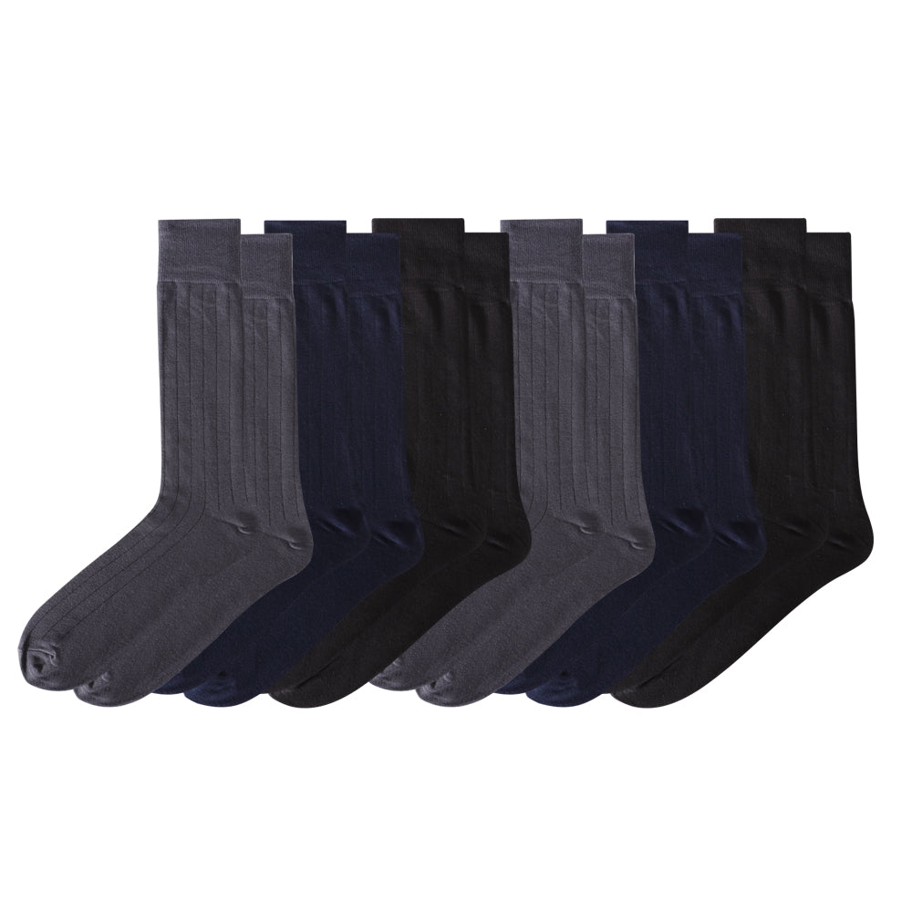Lot de 6 paires de chaussettes mi-mollet Be Gentle Dressing Outlast Mixing pour homme