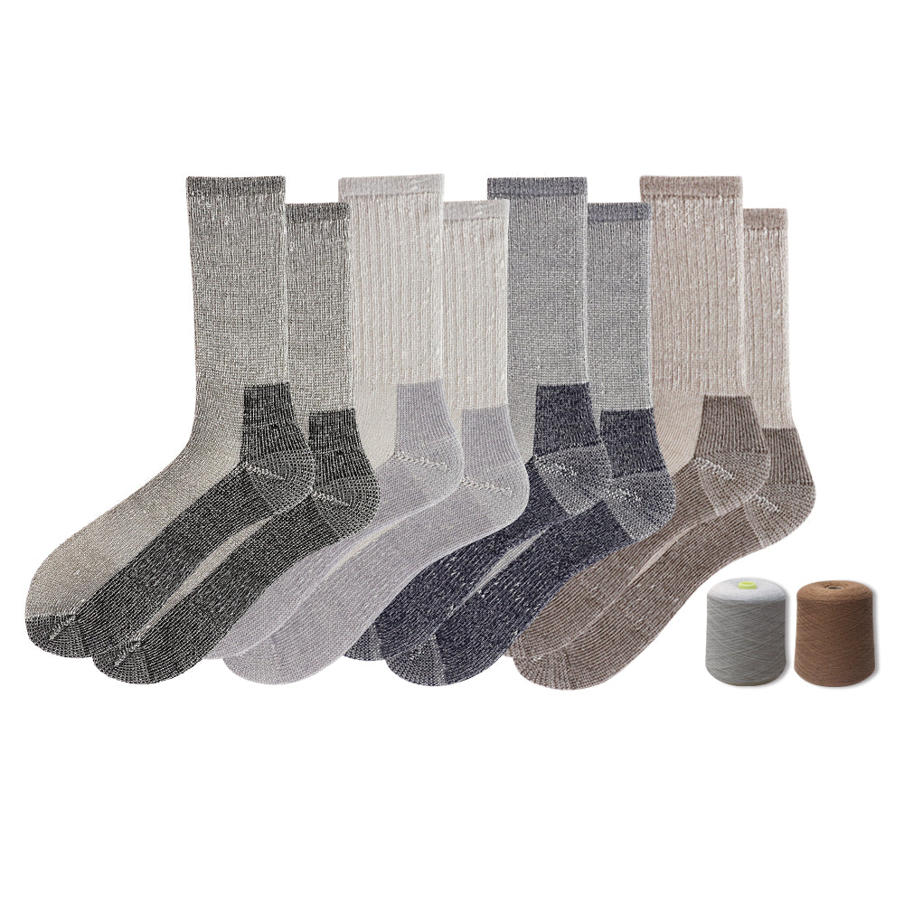 4-Packs Men's Merino Wool Crew Socks – merinohouse