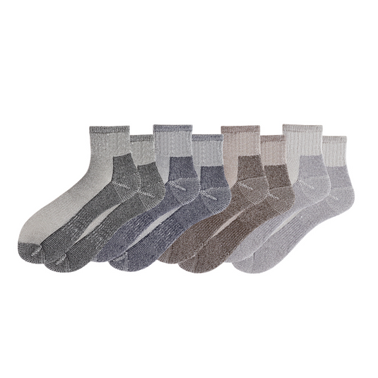 4-Packs Men's Merino Wool Ankle Socks