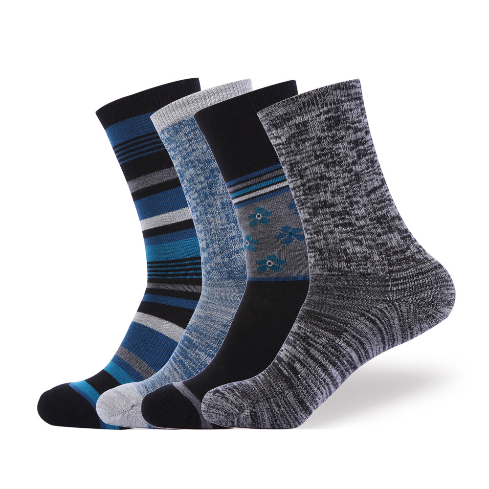 Women's Classic Blue Merino Wool Socks