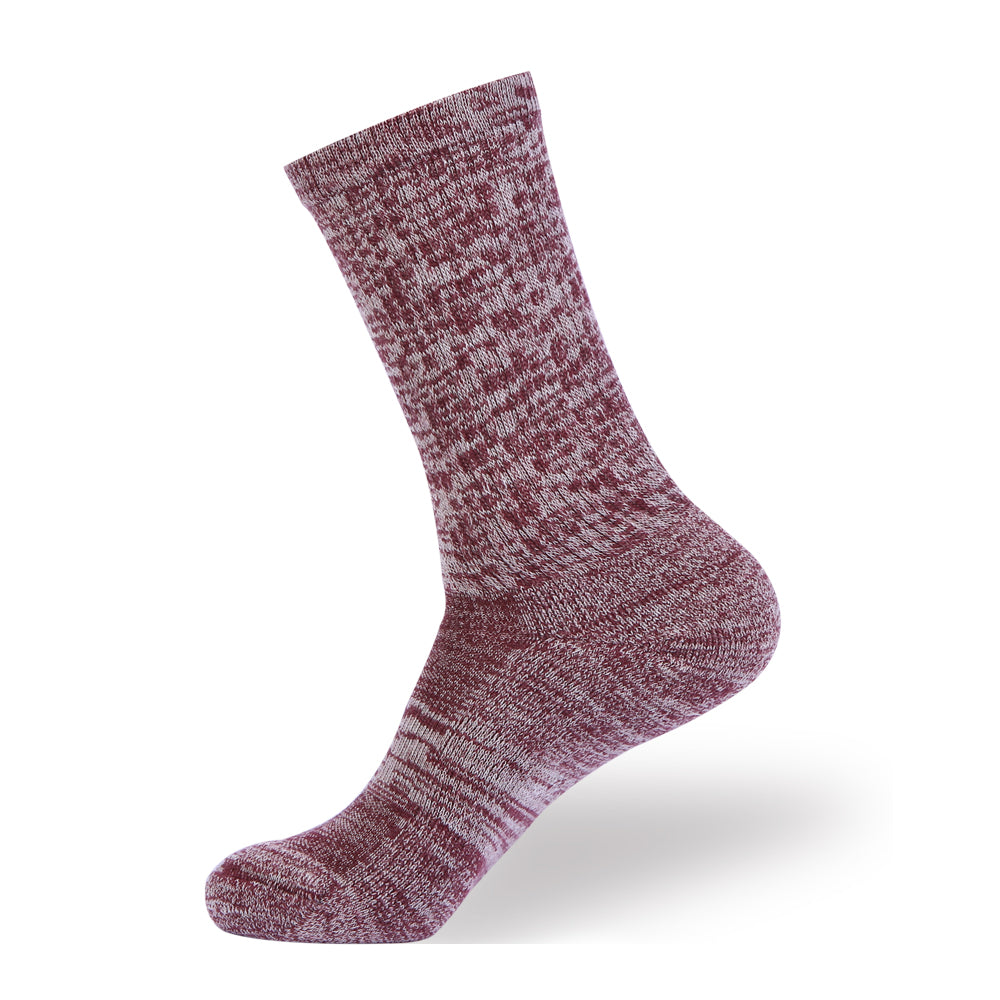 Women's Classic Red Merino Wool Socks