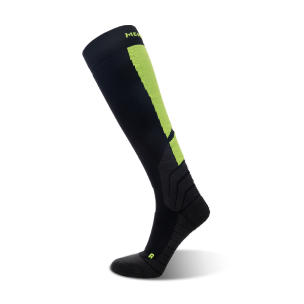 Paquetes de 2 calcetines hasta la rodilla de compresión para montañismo y rendimiento para mujer