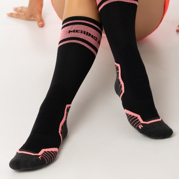 Paquetes de 3 calcetines de compresión para ciclismo para mujer