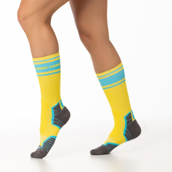 2 paquets de chaussettes de compression de cyclisme pour femmes YW